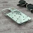 قاب گوشی iPhone 12 Pro Max آیفون اورجینال فانتزی سخت آینه ای لنز کرومی ایربگ دار طرح قلب کیوت کد 167630
