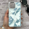 قاب گوشی iPhone 12 Pro Max آیفون اورجینال فانتزی سخت آینه ای لنز کرومی ایربگ دار طرح پروانه کیوت کد 167633