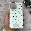 قاب گوشی iPhone 12 Pro Max آیفون اورجینال فانتزی سخت آینه ای لنز کرومی ایربگ دار طرح پروانه کیوت کد 167636