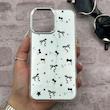 قاب گوشی iPhone 13 Pro Max آیفون اورجینال فانتزی سخت آینه ای لنز کرومی ایربگ دار طرح پاپیون کیوت کد 167644