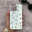 قاب گوشی iPhone 14 Pro Max آیفون اورجینال فانتزی سخت آینه ای لنز کرومی ایربگ دار طرح پاپیون کیوت کد 167652