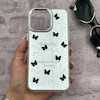 قاب گوشی iPhone 15 Pro Max آیفون اورجینال فانتزی سخت آینه ای لنز کرومی ایربگ دار طرح پروانه کیوت کد 167658