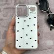 قاب گوشی iPhone 15 Pro Max آیفون اورجینال فانتزی سخت آینه ای لنز کرومی ایربگ دار طرح قلب کیوت کد 167663