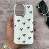قاب گوشی iPhone 16 Pro Max آیفون اورجینال فانتزی سخت آینه ای لنز کرومی ایربگ دار طرح پاپیون کیوت کد 167671