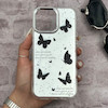 قاب گوشی iPhone 16 Pro Max آیفون اورجینال فانتزی سخت آینه ای لنز کرومی ایربگ دار طرح پروانه کیوت کد 167673