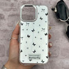 قاب گوشی iPhone 16 Pro Max آیفون اورجینال فانتزی سخت آینه ای لنز کرومی ایربگ دار طرح پروانه کیوت کد 167674