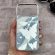قاب گوشی iPhone 17 Pro Max آیفون اورجینال فانتزی سخت آینه ای لنز کرومی ایربگ دار طرح پروانه کیوت کد 167679