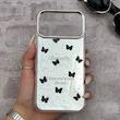 قاب گوشی iPhone 17 Pro Max آیفون اورجینال فانتزی سخت آینه ای لنز کرومی ایربگ دار طرح پروانه کیوت کد 167682