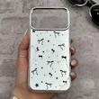 قاب گوشی iPhone 17 Pro Max آیفون اورجینال فانتزی سخت آینه ای لنز کرومی ایربگ دار طرح پاپیون کیوت کد 167684