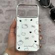 قاب گوشی iPhone 17 Pro Max آیفون اورجینال فانتزی سخت آینه ای لنز کرومی ایربگ دار طرح کیتی کیوت کد 167686