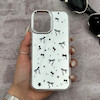 قاب گوشی iPhone 17 آیفون اورجینال فانتزی سخت آینه ای لنز کرومی ایربگ دار طرح پاپیون کیوت کد 167692