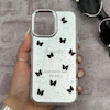 قاب گوشی iPhone 17 آیفون اورجینال فانتزی سخت آینه ای لنز کرومی ایربگ دار طرح پروانه کیوت کد 167695