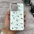 قاب گوشی iPhone 13 Pro آیفون اورجینال فانتزی سخت آینه ای لنز کرومی ایربگ دار طرح پاپیون کیوت کد E23-167711