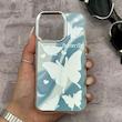 قاب گوشی iPhone 13 Pro آیفون اورجینال فانتزی سخت آینه ای لنز کرومی ایربگ دار طرح پروانه کیوت کد E23-167717