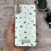قاب گوشی iPhone XS Max آیفون اورجینال فانتزی سخت آینه ای لنز کرومی ایربگ دار طرح پروانه کیوت کد 167741