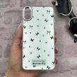 قاب گوشی iPhone XS Max آیفون اورجینال فانتزی سخت آینه ای لنز کرومی ایربگ دار طرح پروانه کیوت کد 167741