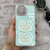 قاب گوشی Xiaomi Mi 11 Lite 4G - Mi 11 Lite 5G - Mi 11 Lite Ne شیائومی اورجینال فانتزی سخت آینه ای لنز کرومی ایربگ دار طرح کیتی کیوت کد 167749