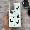 قاب گوشی Poco M3 - Redmi 9T شیائومی اورجینال فانتزی سخت آینه ای لنز کرومی ایربگ دار طرح پروانه کیوت کد 167774