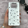 قاب گوشی Poco X3 - Poco X3 Pro شیائومی اورجینال فانتزی سخت آینه ای لنز کرومی ایربگ دار طرح پاپیون کیوت کد 167789
