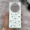 قاب گوشی Redmi 14C - Poco C75 - Redmi A4 شیائومی اورجینال فانتزی سخت آینه ای لنز کرومی ایربگ دار طرح پاپیون کیوت کد 167856