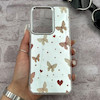 قاب گوشی Redmi A5 - Poco C71 شیائومی اورجینال فانتزی سخت آینه ای لنز کرومی ایربگ دار طرح پروانه کیوت کد 167897
