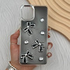 قاب گوشی Galaxy A06 سامسونگ فانتزی برجسته رزینی Luxury Case لنز و دکمه کرومی کد E40-168066