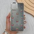 قاب گوشی Galaxy A06 سامسونگ فانتزی برجسته رزینی Luxury Case لنز و دکمه کرومی کد E40-168072
