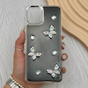 قاب گوشی Galaxy A06 سامسونگ فانتزی برجسته رزینی Luxury Case لنز و دکمه کرومی کد E40-168074