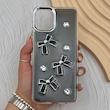 قاب گوشی Galaxy A07 سامسونگ فانتزی برجسته رزینی Luxury Case لنز و دکمه کرومی کد E40-168076
