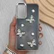 قاب گوشی Galaxy A15 سامسونگ فانتزی برجسته رزینی Luxury Case لنز و دکمه کرومی کد E40-168095