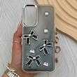 قاب گوشی Galaxy A15 سامسونگ فانتزی برجسته رزینی Luxury Case لنز و دکمه کرومی کد E40-168097