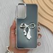 قاب گوشی Galaxy A15 سامسونگ فانتزی برجسته رزینی Luxury Case لنز و دکمه کرومی کد E40-168099