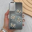 قاب گوشی Galaxy A15 سامسونگ فانتزی برجسته رزینی Luxury Case لنز و دکمه کرومی کد E40-168100