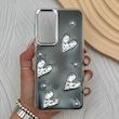 قاب گوشی Galaxy A16 سامسونگ فانتزی برجسته رزینی Luxury Case لنز و دکمه کرومی کد E40-168109