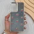 قاب گوشی Galaxy A17 سامسونگ فانتزی برجسته رزینی Luxury Case لنز و دکمه کرومی کد E40-168117