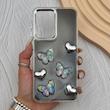 قاب گوشی Galaxy A17 سامسونگ فانتزی برجسته رزینی Luxury Case لنز و دکمه کرومی کد E40-168118