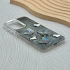 قاب گوشی Galaxy A17 سامسونگ فانتزی برجسته رزینی Luxury Case لنز و دکمه کرومی کد E40-168118