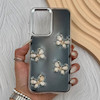 قاب گوشی Galaxy A17 سامسونگ فانتزی برجسته رزینی Luxury Case لنز و دکمه کرومی کد E40-168121