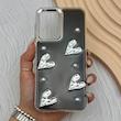 قاب گوشی Galaxy A17 سامسونگ فانتزی برجسته رزینی Luxury Case لنز و دکمه کرومی کد E40-168124