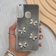 قاب گوشی Galaxy A20S سامسونگ فانتزی برجسته رزینی Luxury Case لنز و دکمه کرومی کد E40-168134