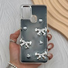 قاب گوشی Galaxy A21S سامسونگ فانتزی برجسته رزینی Luxury Case لنز و دکمه کرومی کد E40-168142