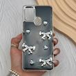 قاب گوشی Galaxy A21S سامسونگ فانتزی برجسته رزینی Luxury Case لنز و دکمه کرومی کد E40-168142