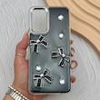 قاب گوشی Galaxy A23 سامسونگ فانتزی برجسته رزینی Luxury Case لنز و دکمه کرومی کد E40-168148