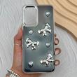 قاب گوشی Galaxy A23 سامسونگ فانتزی برجسته رزینی Luxury Case لنز و دکمه کرومی کد E40-168149