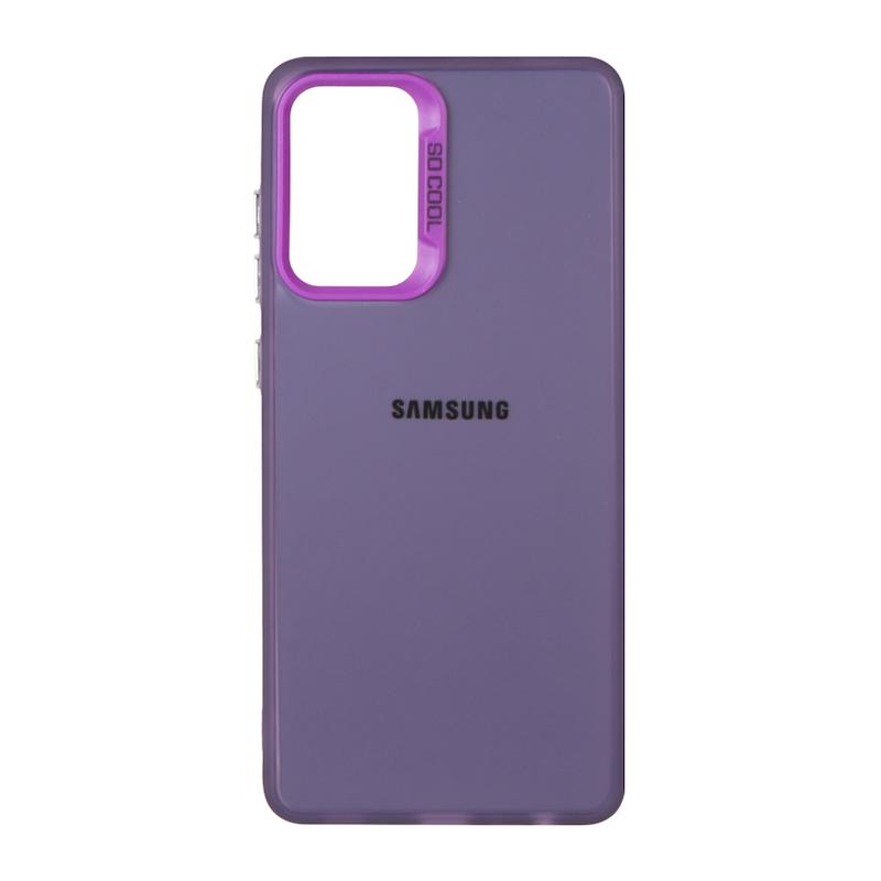 قاب گوشی Galaxy S21 FE سامسونگ طرح So CooL اورجینال بنفش کد 180892