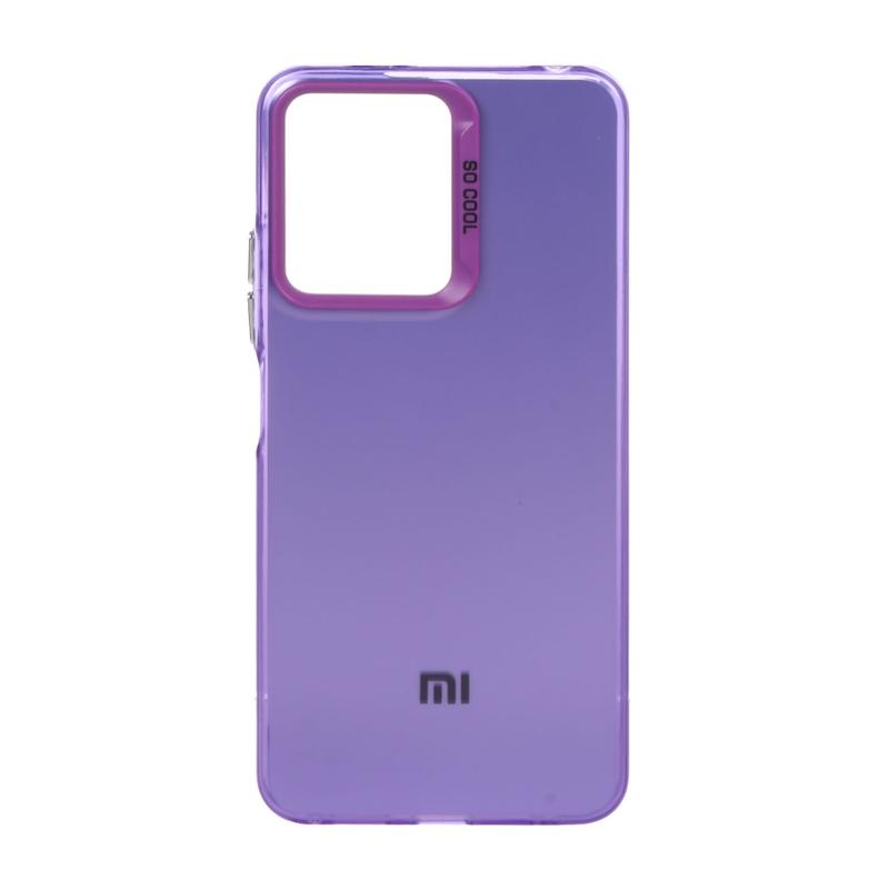 قاب گوشی Redmi Note 12 4G شیائومی اورجینال SO COOL سوکول بنفش کد 180896