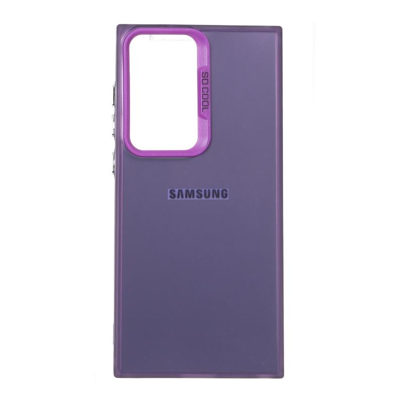 قاب گوشی Galaxy S23 Ultra سامسونگ طرح So CooL اورجینال بنفش کد 180901