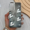 قاب گوشی Galaxy A24 سامسونگ فانتزی برجسته رزینی Luxury Case لنز و دکمه کرومی کد E40-168156