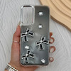 قاب گوشی Galaxy A24 سامسونگ فانتزی برجسته رزینی Luxury Case لنز و دکمه کرومی کد E40-168162