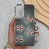 قاب گوشی Galaxy A24 سامسونگ فانتزی برجسته رزینی Luxury Case لنز و دکمه کرومی کد E40-168163